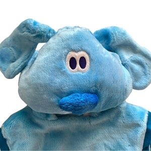 VTG 2003 Blues Clues Hooded Dog Plush Halloween Costume 4-6 Soft Blue Pullover
